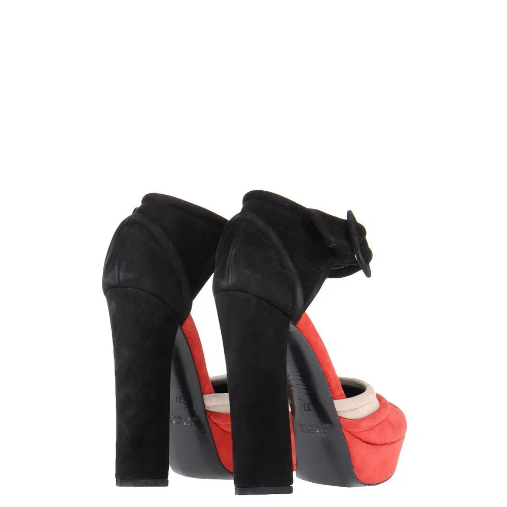 Antonio Marras‎ suede platform sandals/heels